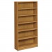 HON 1876C 1870 Series Bookcase, Six Shelf, 36w x 11 1/2d x 72 5/8h, Harvest