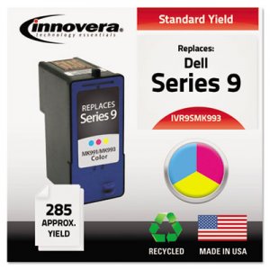 Innovera IVR9SMK993 Remanufactured MK991 (Series 9) High-Yield Ink, Tri-Color