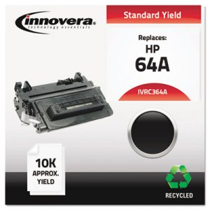 Innovera IVRC364A Remanufactured CC364A (64A) Toner, Black