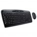 Logitech 920002836 MK320 Wireless Desktop Set, Keyboard/Mouse, USB, Black