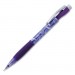 Pentel PENAL27TV Icy Mechanical Pencil, 0.7 mm, HB (#2.5), Black Lead, Transparent Violet Barrel, Dozen