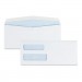Quality Park QUA24550 Double Window Security-Tinted Check Envelope, #10, Commercial Flap, Gummed Closure, 4.13 x 9.5, White