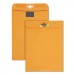 Quality Park QUA43568 Postage Saving ClearClasp Kraft Envelope, #90, Cheese Blade Flap, ClearClasp Closure, 9 x 12, Brown Kraft, 100