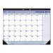 Blueline C181731 Monthly Desk Pad Calendar, 21 1/4 x 16, White/Black, 2016