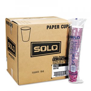 Dart SCC370SI Bistro Design Hot Drink Cups, Paper, 10oz, 1000/Carton