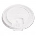 SOLO Cup Company LB3101 Lift Back & Lock Tab Cup Lids for Foam Cups, 10oz, White, 1000/Carton