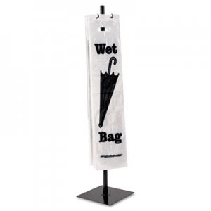 Tatco 57019 Wet Umbrella Bag Stand, Powder Coated Steel, 10w x 10d x 40h, Black