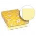 Neenah Paper 49541 Exact Index Card Stock, 110 lbs., 8-1/2 x 11, Canary, 250 Sheets/Pack