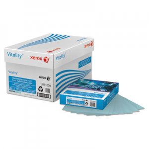 Xerox XER3R11050 Vitality Pastel Multipurpose Paper, 8 1/2 x 11, Blue, 500 Sheets/RM
