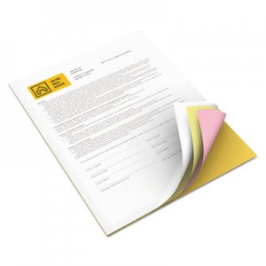 Xerox XER3R12430 Revolution Digital Carbonless Paper, 8 1/2 x11, Wh/Can/Pink/Gldrod, 5,000 Sheets
