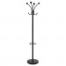 Alba ABAPMVIENAN Viena Coat Stand, Eight Knobs, Steel, 16w x 16d x 70.5h, Black