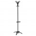 Alba ABAPMCLEON CLEO Coat Stand, Stand Alone Rack, Ten Knobs, Steel/Plastic, 19.75w x 19.75d x 68.9h