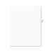 Avery AVE01059 Preprinted Legal Exhibit Side Tab Index Dividers, Avery Style, 10-Tab, 59, 11 x 8.5, White, 25