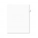 Avery AVE01055 Preprinted Legal Exhibit Side Tab Index Dividers, Avery Style, 10-Tab, 55, 11 x 8.5, White, 25