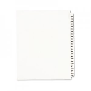 Avery AVE01344 Preprinted Legal Exhibit Side Tab Index Dividers, Avery Style, 25-Tab, 351 to 375, 11 x 8.5