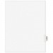 Avery AVE01378 Avery-Style Preprinted Legal Side Tab Divider, Exhibit H, Letter, White, 25/Pack, (1378)