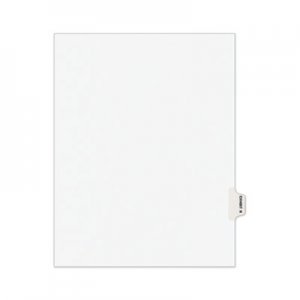 Avery AVE01388 Avery-Style Preprinted Legal Side Tab Divider, Exhibit R, Letter, White, 25/Pack, (1388)