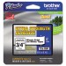 Brother P-Touch TZES241 TZe Extra-Strength Adhesive Laminated Labeling Tape, 3/4w, Black on White