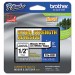 Brother P-Touch TZES231 TZe Extra-Strength Adhesive Laminated Labeling Tape, 1/2w, Black on White