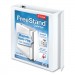 Cardinal CRD43120 FreeStand Easy Open Locking Slant-D Ring Binder, 3 Rings, 2" Capacity, 11 x 8.5, White