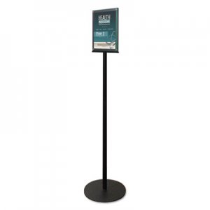 deflecto 692056 Double-Sided Magnetic Sign Stand, 8 1/2 x 11, 56" High, Silver