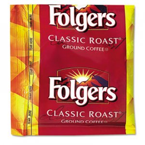 Folgers FOL06125 Coffee, Classic Roast, .9oz Fractional Packs, 36/Carton