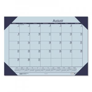 House of Doolittle HOD012573 Recycled EcoTones Academic Desk Calendar, 18.5 x 13, Cordovan Corners, 2021-2022