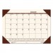 House of Doolittle HOD012541 Recycled EcoTones Academic Desk Pad Calendar, 18.5 x 13, Brown Corners, 2021-2022