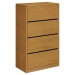HON 10516CC 10500 Series Four-Drawer Lateral File, 36w x 20d x 59-1/8h, Harvest