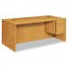 HON 10585RCC 10500 Series Large "L" or "U" Right 3/4-Height Ped Desk, 72 x 36, Harvest
