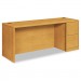 HON 10707RCC 10700 Series Right Pedestal Credenza, 72w x 24d x 29 1/2h, Harvest