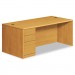 HON 10788LCC 10700 Series Single Pedestal Desk, Full Left Pedestal, 72 x 36 x 29 1/2, Harvest