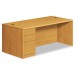 HON 10788LCC 10700 Series Single Pedestal Desk, Full Left Pedestal, 72 x 36 x 29 1/2, Harvest