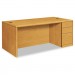 HON 10787RCC 10700 Single Pedestal Desk, Full Right Pedestal, 72w x 36d x 29 1/2h, Harvest
