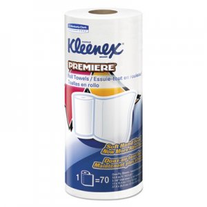 Kleenex KCC13964 Premiere Kitchen Roll Towels, White, 70/Roll, 24 Rolls/Carton