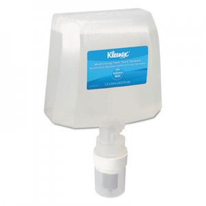 Kleenex 91590 Moisturizing Foam Hand Sanitizer, Cucumber, 1200mL, 2/Carton