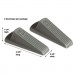 Master Caster MAS00972 Big Foot Doorstop, No Slip Rubber Wedge, 2.25w x 4.75d x 1.25h, Gray, 2