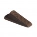 Master Caster MAS00971 Big Foot Doorstop, No Slip Rubber Wedge, 2.25w x 4.75d x 1.25h, Brown, 2