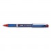 Pentel PENBLN25B EnerGel NV Stick Gel Pen, 0.5 mm Needle Tip, Red Ink/Barrel, Dozen