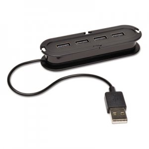 Tripp Lite U222004R U222-004-R 4-Port USB 2.0 Ultra-Mini Hub, Black