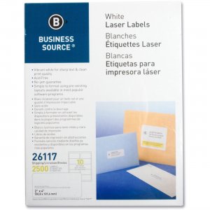 Business Source 26117 Mailing Laser Label