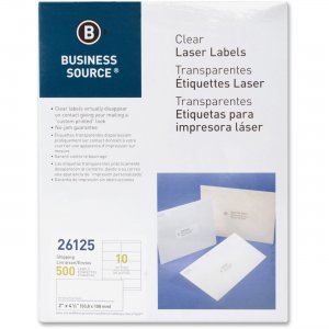 Business Source 26125 Shipping Laser Label