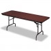 Iceberg 55224 Premium Wood Laminate Folding Table, Rectangular, 72w x 30d x 29h, Mahogany