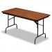 Iceberg 55225 Premium Wood Laminate Folding Table, Rectangular, 72w x 30d x 29h, Oak