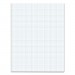 TOPS TOP35051 Cross Section Pads, 5 Squares, 8 1/2 x 11, White, 50 Sheets
