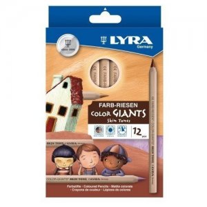 LYRA 3931124 Color Giants Skin Tone Colored Pencils