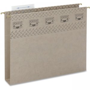 Smead 64240 Steel Gray TUFF Hanging Box Bottom Folders with Easy Slide Tab
