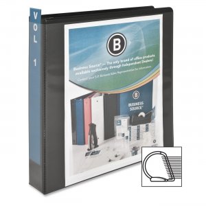 Business Source 28447 Basic D-Ring View Binder