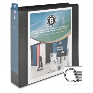Business Source 28448 Basic D-Ring View Binder