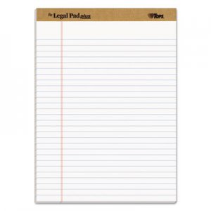 TOPS TOP71533 "The Legal Pad" Ruled Pads, Legal/Wide, 8 1/2 x 11 3/4, White, 50 Sheets, Dozen